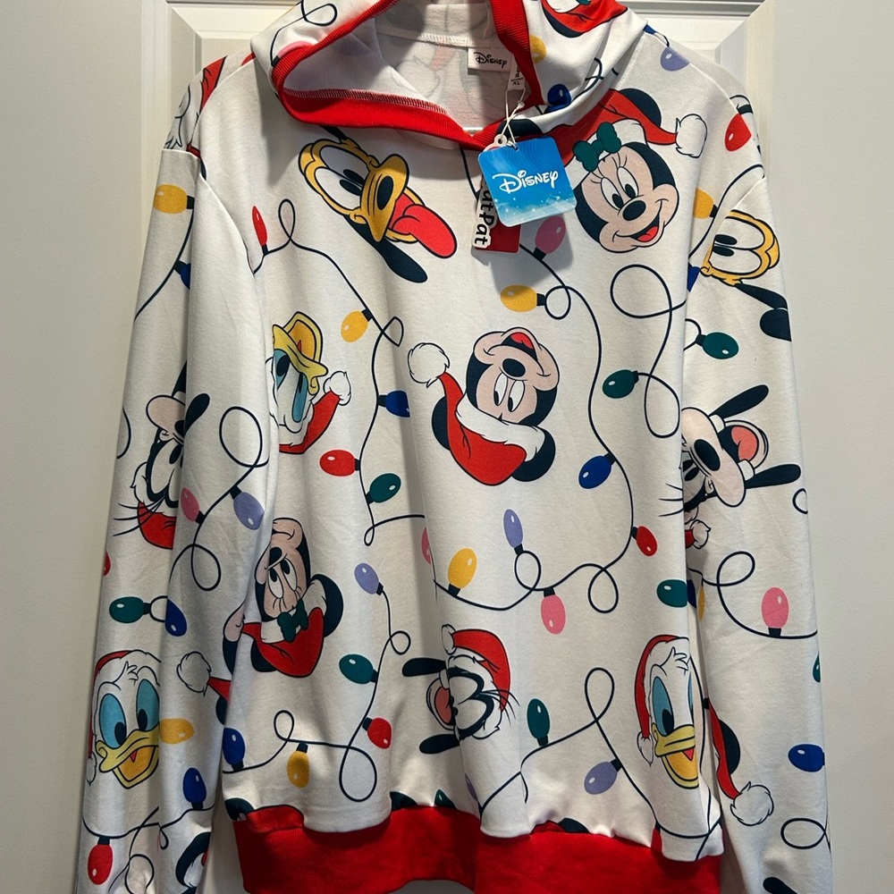 Disney Holiday Hoodie with Characters